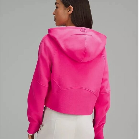 lululemon athletica Vibrant Pink Bomber Jacket M/L - Picture 1 of 12